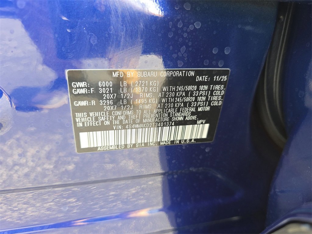 New 2026 Subaru Ascent Touring image 35