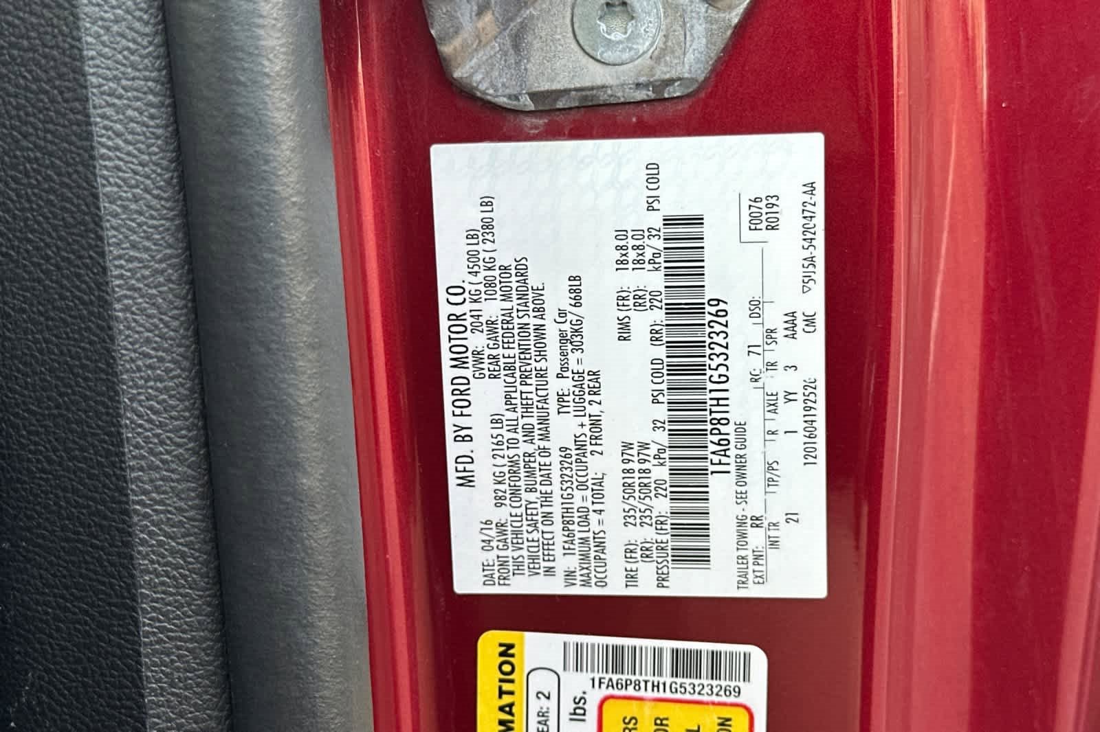 Used 2016 Ford Mustang Coupe image 27