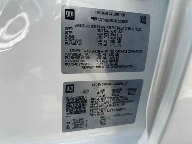 New 2026 GMC Sierra 1500 Elevation w/ Elevation Premium Package AWD/4WD image 11