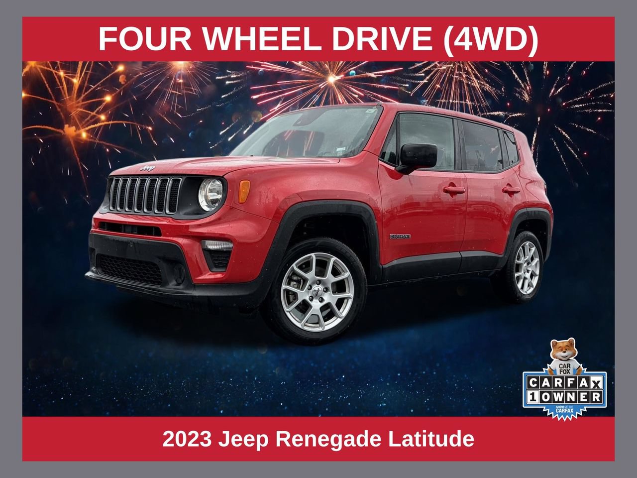 Used 2023 Jeep Renegade Latitude AWD/4WD image 1