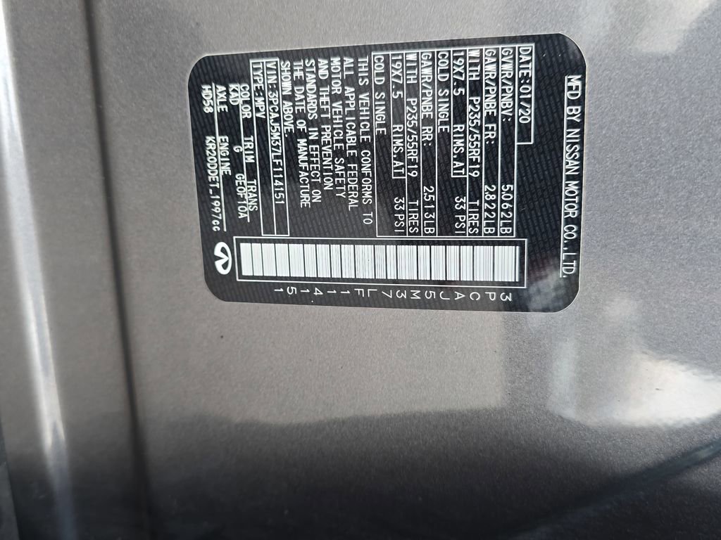 Used 2020 INFINITI QX50 Essential w/ Edition 30 Package image 39