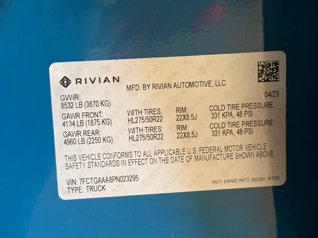 Used 2023 Rivian R1T Adventure Quad AWD/4WD image 22