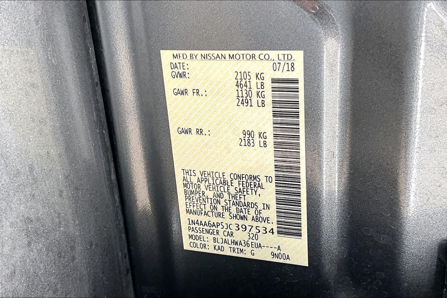 Used 2018 Nissan Maxima Platinum FWD image 34