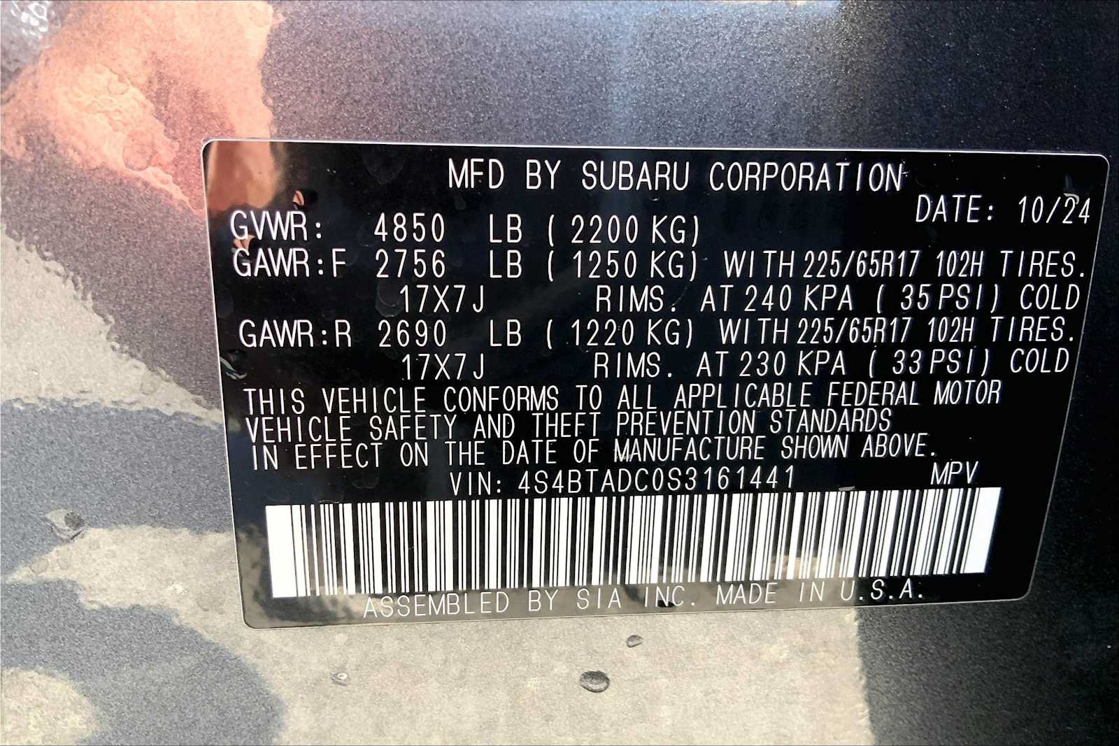 Certified 2025 Subaru Outback Premium AWD/4WD image 33