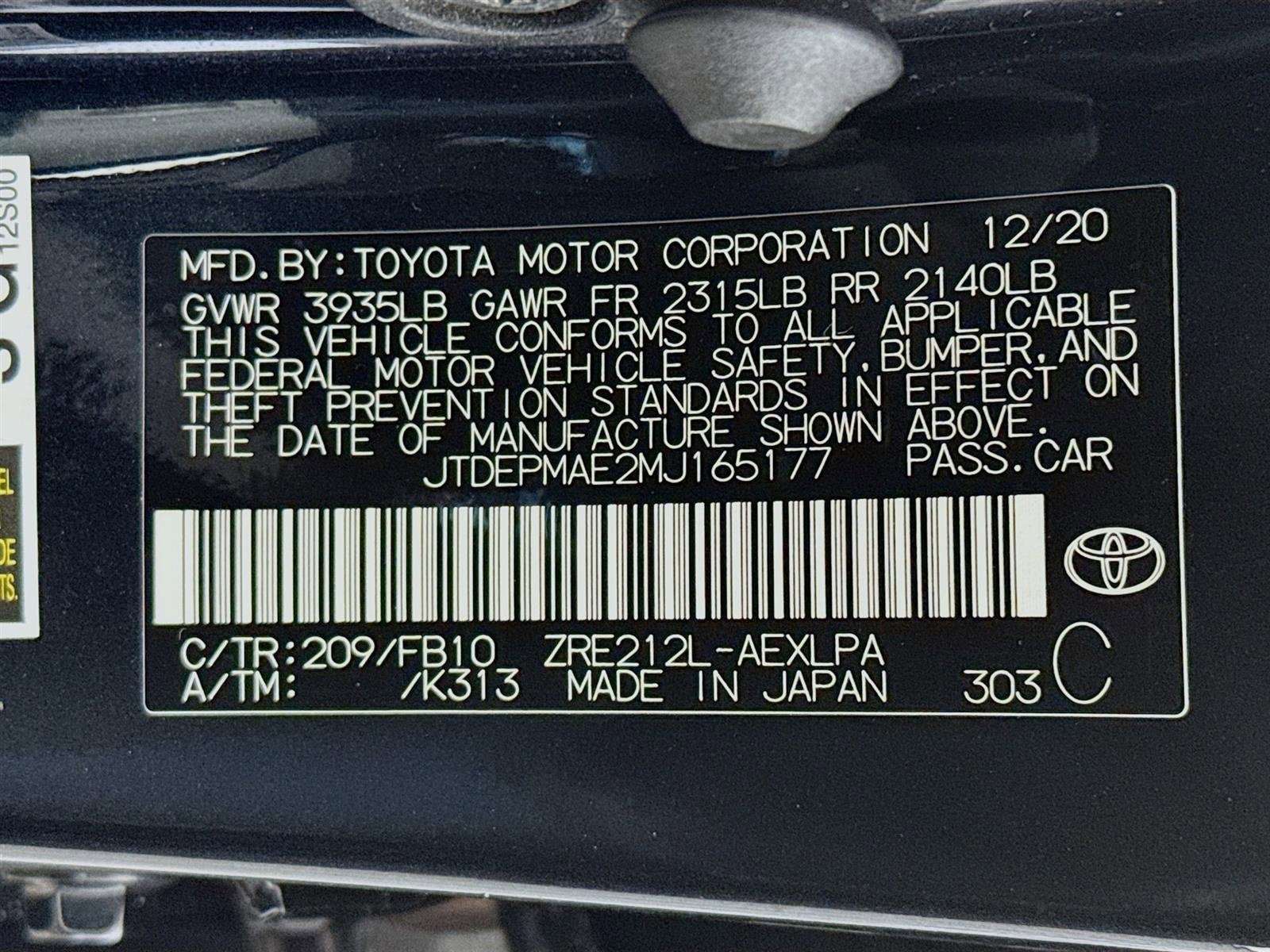 Used 2021 Toyota Corolla LE image 30