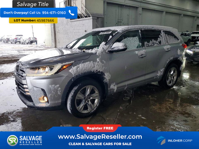 Used 2017 Toyota Highlander Limited AWD/4WD image 1