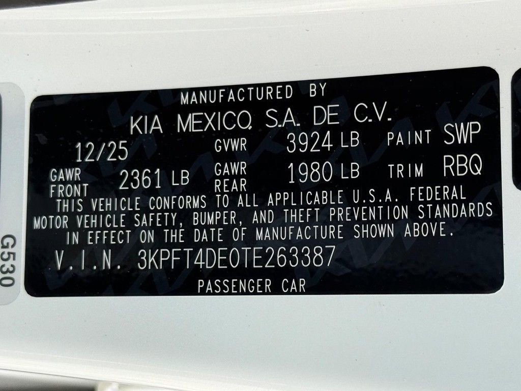 New 2026 Kia K4 LX image 26