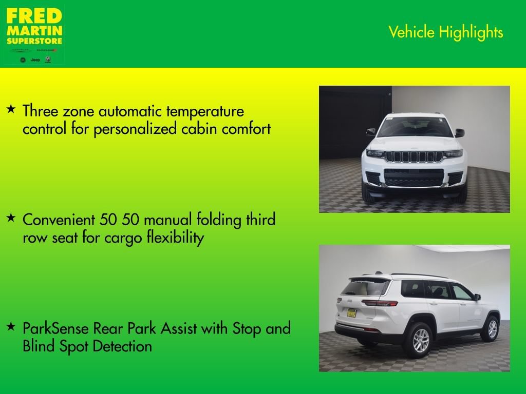 New 2026 Jeep Grand Cherokee L Laredo AWD/4WD image 14