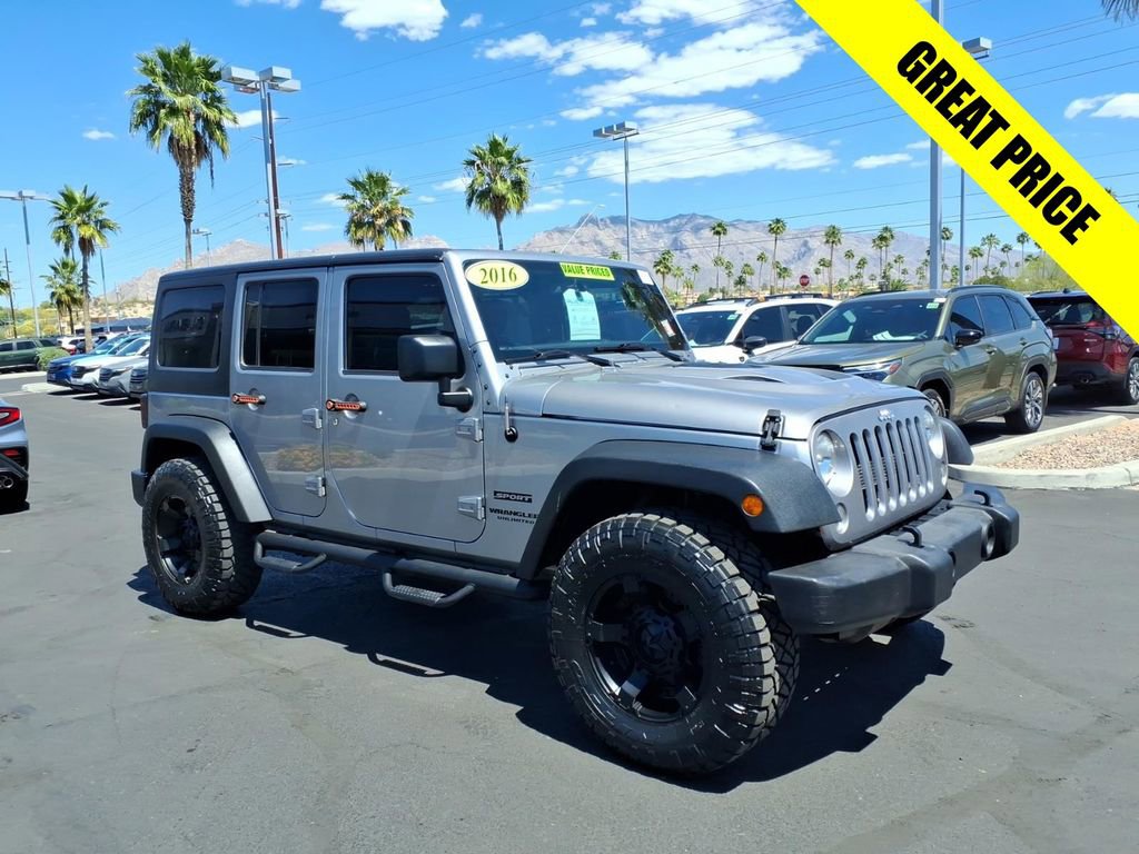 Used 2016 Jeep Wrangler Unlimited Sport w/ Quick Order Package 24S