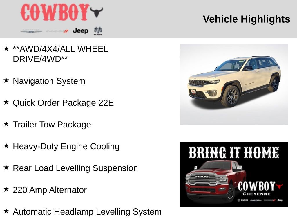 Used 2025 Jeep Grand Cherokee Limited w/ Trailer Tow Package image 5