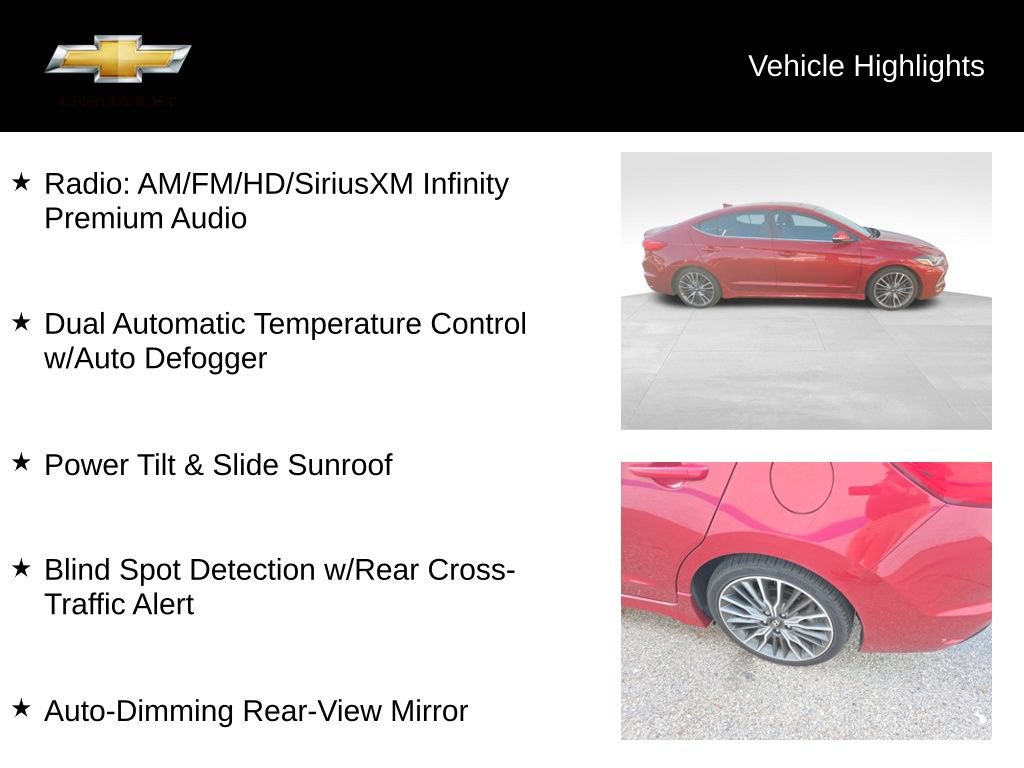 Used 2017 Hyundai Elantra Sport w/ Sport Premium Package 06 FWD image 19