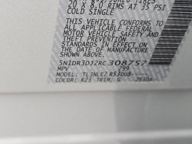 Used 2024 Nissan Pathfinder Platinum w/ Cargo Package image 54