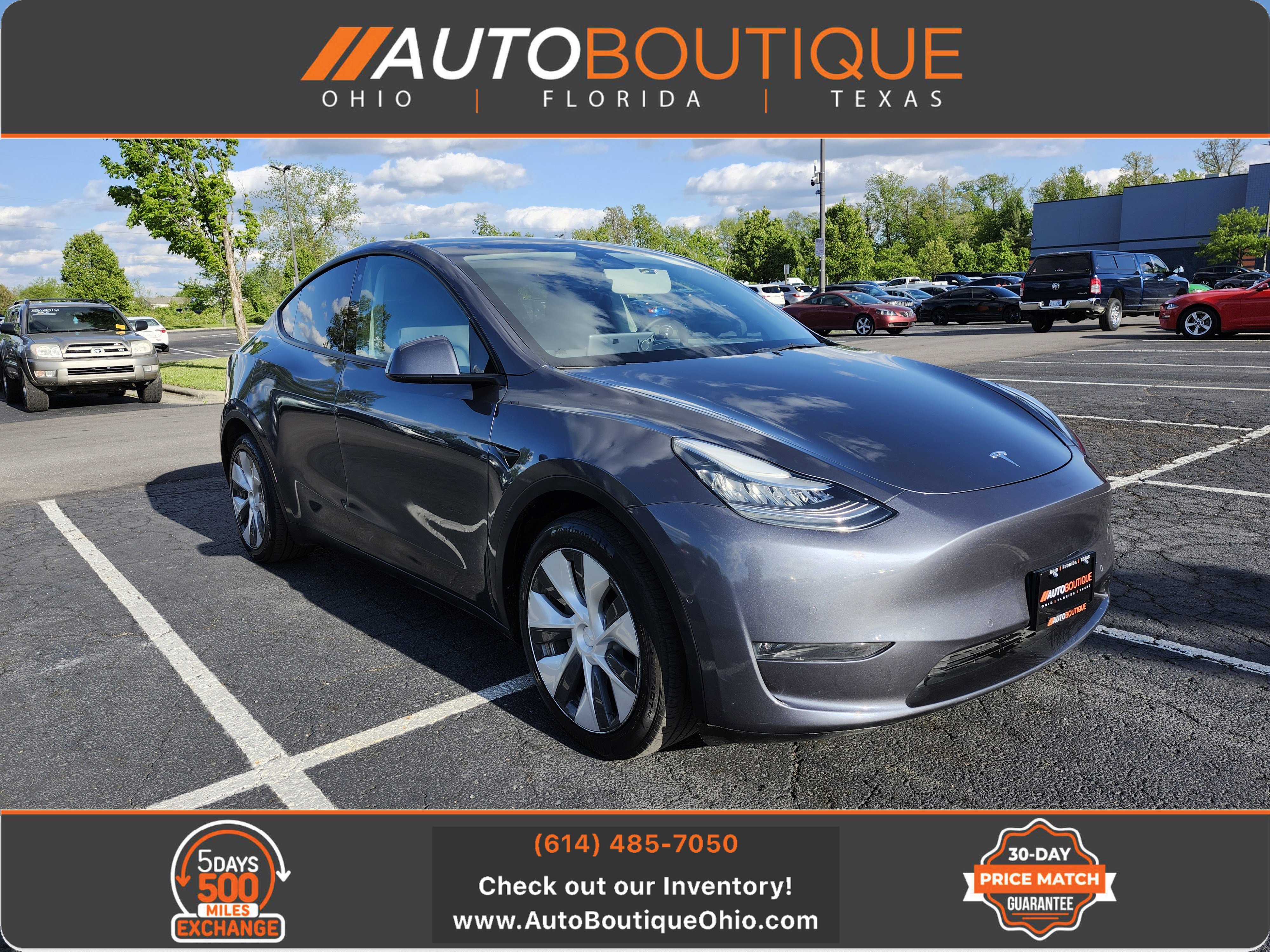 Used 2021 Tesla Model Y Long Range AWD/4WD image 1