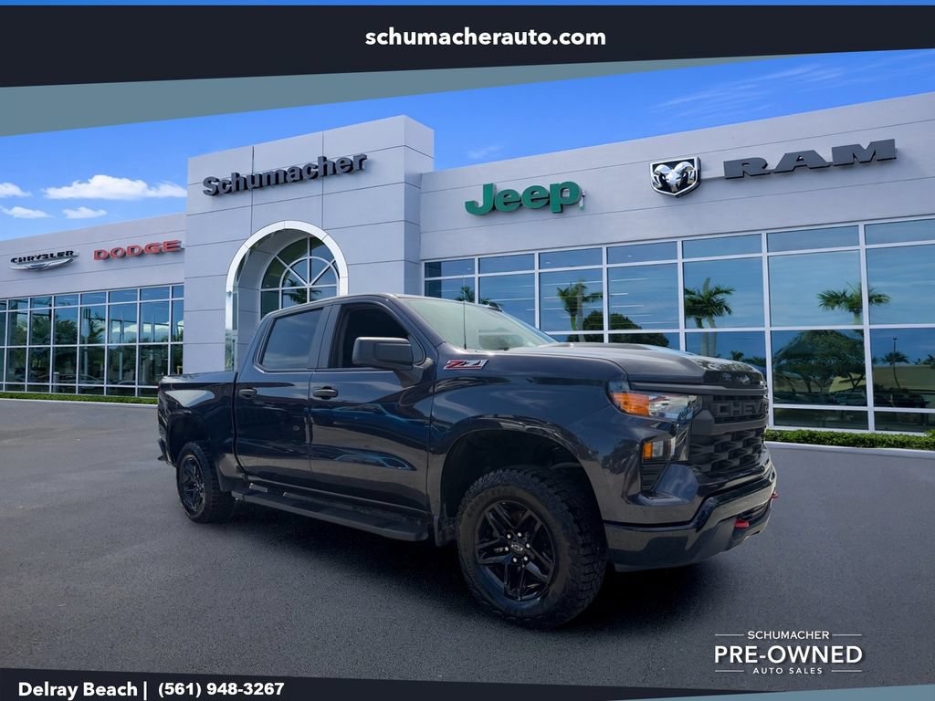 Used 2024 Chevrolet Silverado 1500 Custom Trail Boss AWD/4WD image 1