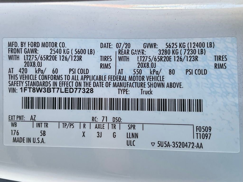 Used 2020 Ford F350 Lariat w/ Lariat Ultimate Package image 62