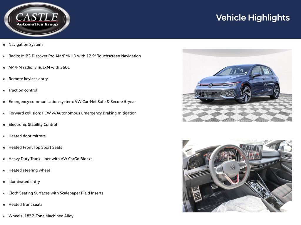 New 2026 Volkswagen GTI S FWD image 3