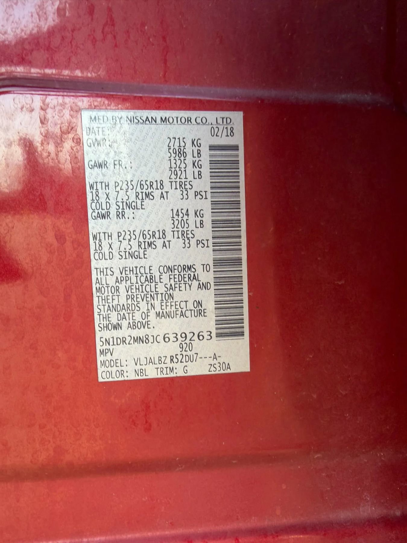 Used 2018 Nissan Pathfinder S image 33