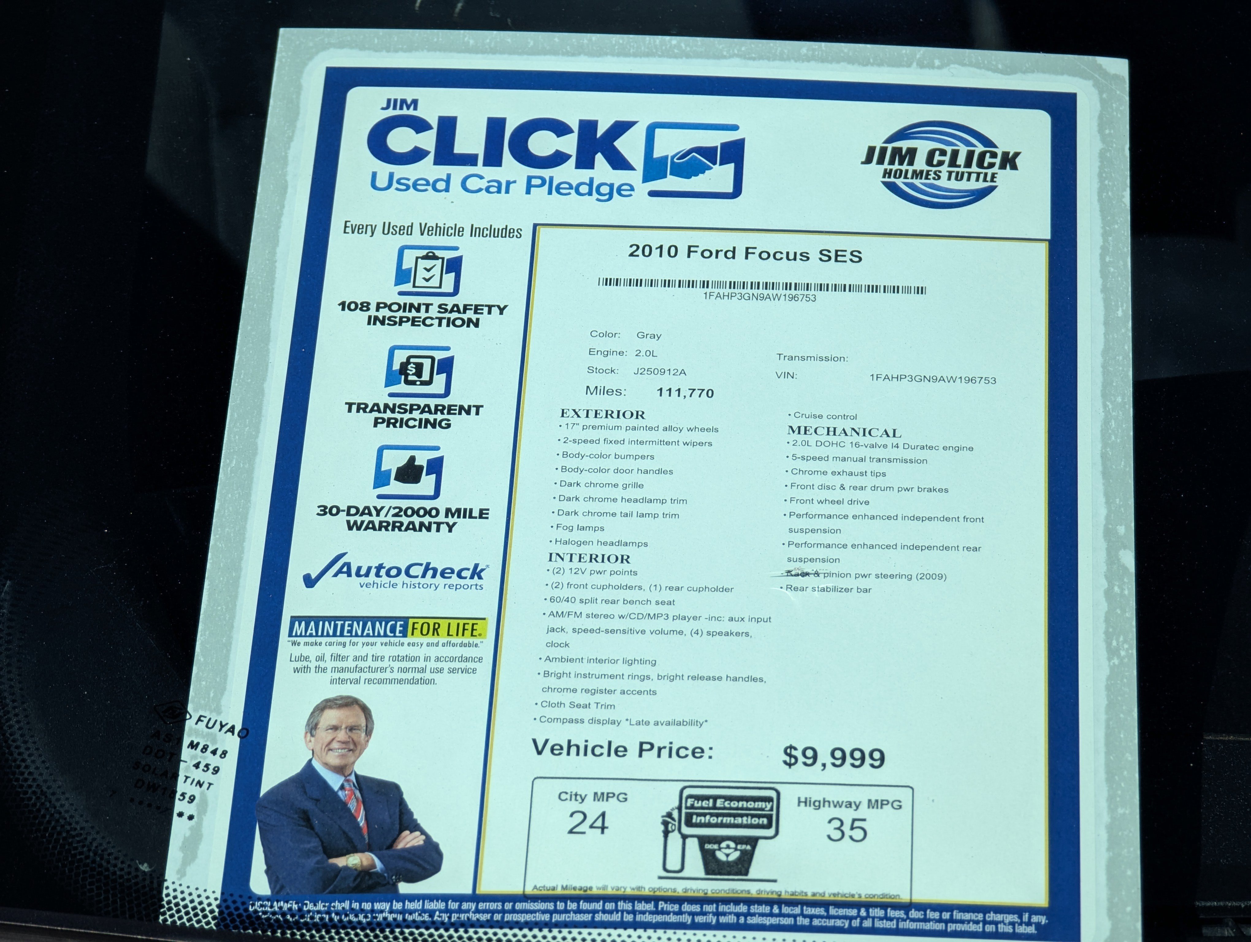 Used 2010 Ford Focus SES image 11