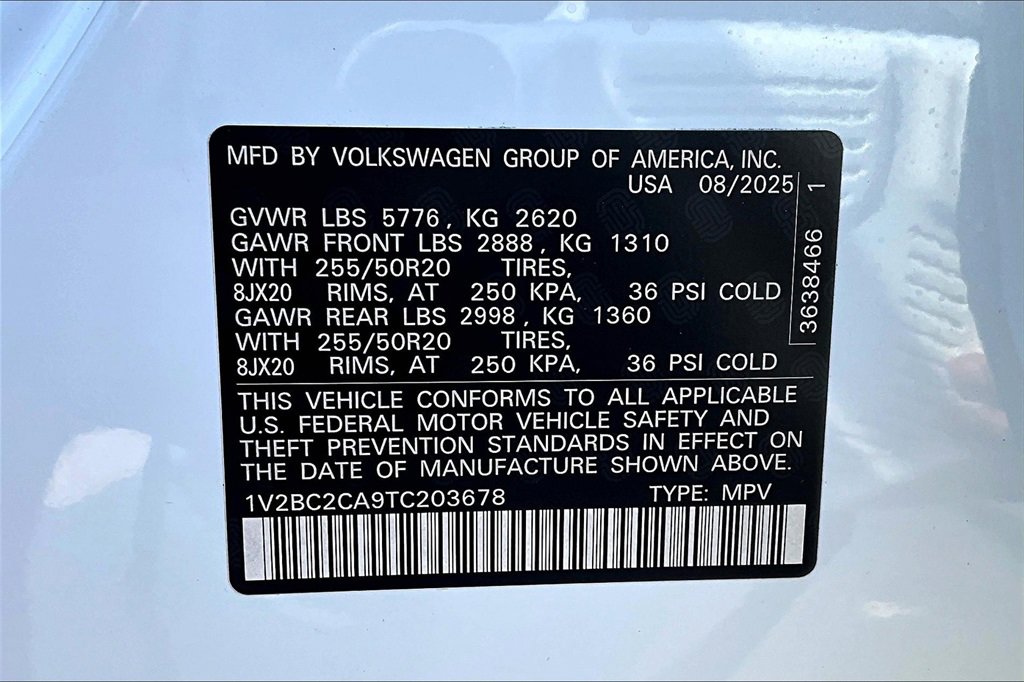 New 2026 Volkswagen Atlas Cross Sport SEL image 8