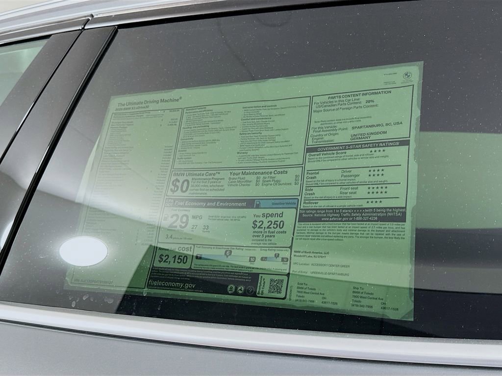 New 2026 BMW X3 xDrive30 w/ Premium Package image 12