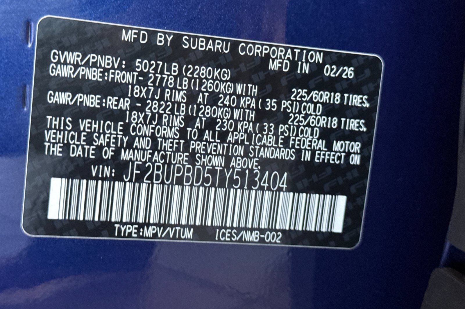 New 2026 Subaru Outback Premium AWD/4WD image 28