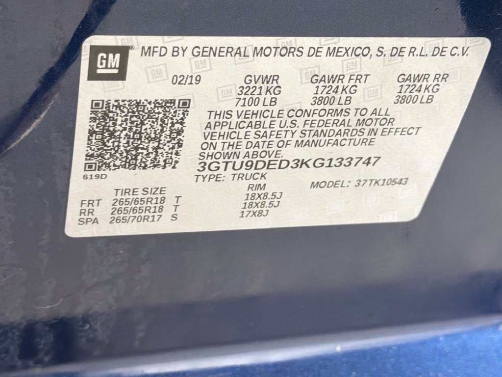 Used 2019 GMC Sierra 1500 SLT w/ SLT Convenience Package AWD/4WD image 28