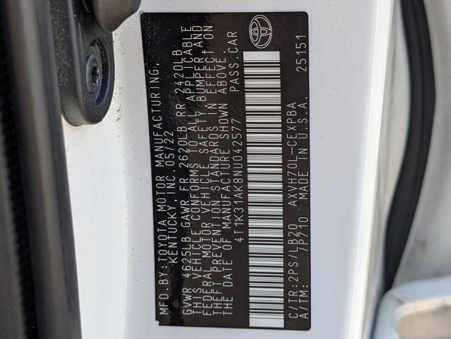 Used 2022 Toyota Camry XSE w/ Navigation Upgrade Package FWD image 26