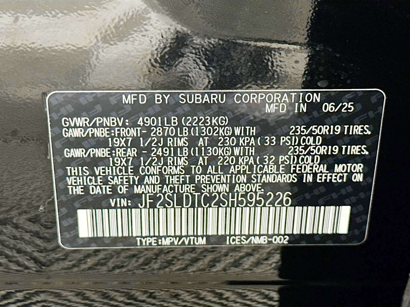 New 2025 Subaru Forester Touring image 30