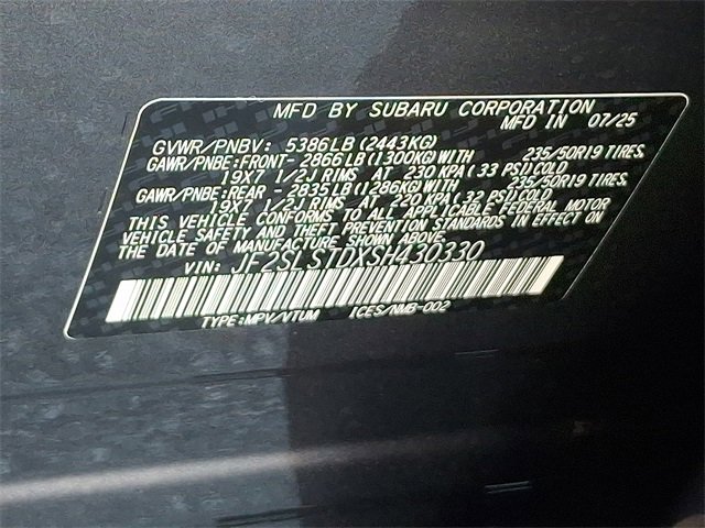 New 2025 Subaru Forester Touring image 20
