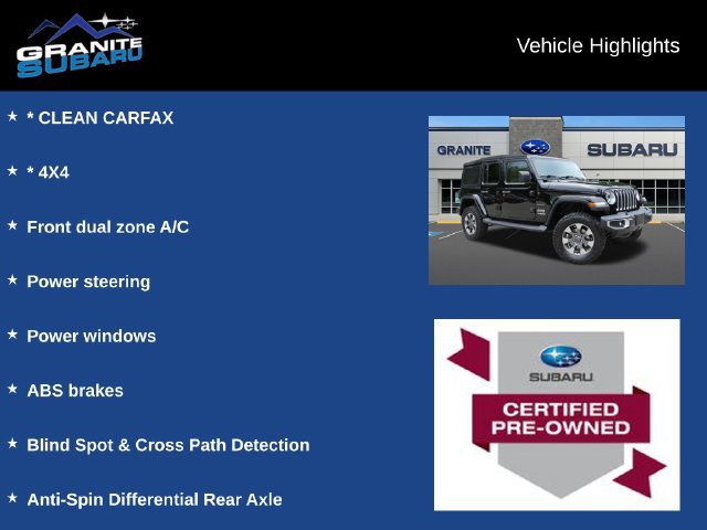 Used 2018 Jeep Wrangler Unlimited Sahara AWD/4WD image 2