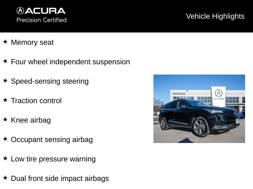 Certified 2025 Acura RDX w/ Technology Package image 9