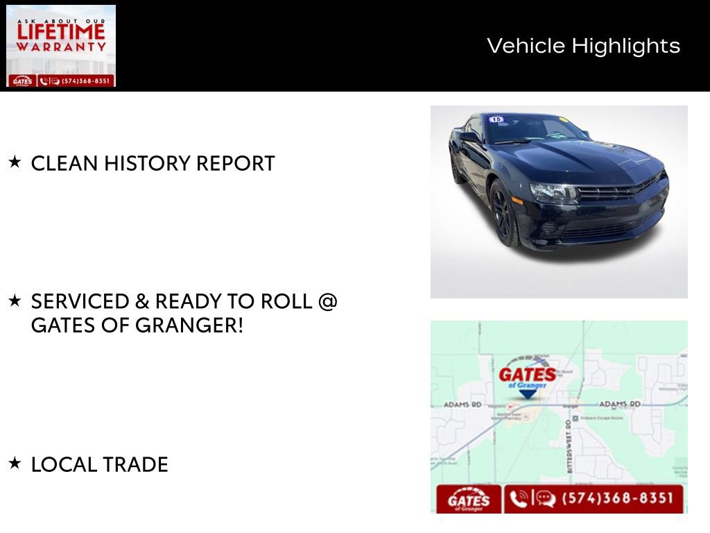 Used 2015 Chevrolet Camaro LS image 8
