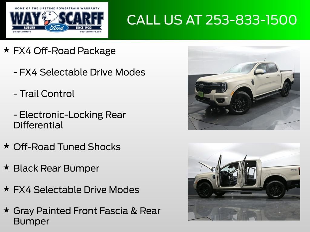 New 2025 Ford Ranger Lariat w/ FX4 Off-Road Package image 24