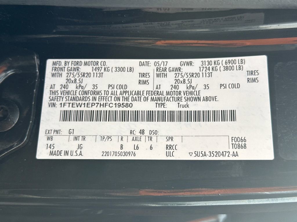 Used 2017 Ford F150 XL w/ Equipment Group 101A Mid image 19