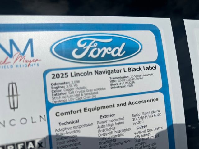 Used 2025 Lincoln Navigator L Black Label image 40