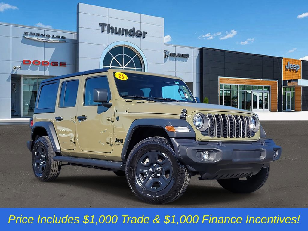 Used 2025 Jeep Wrangler Sport image 1