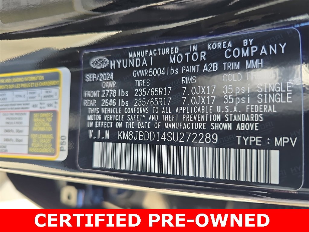 Certified 2025 Hyundai Tucson Blue image 35