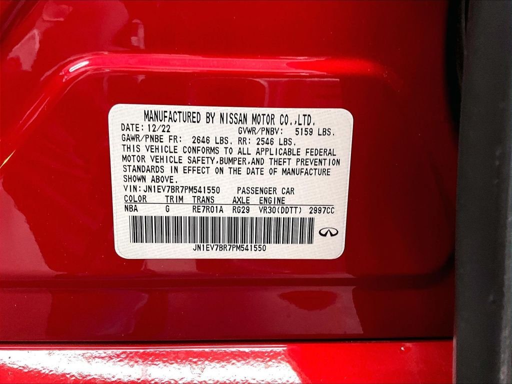 Used 2023 INFINITI Q50 Luxe w/ Cargo Package AWD/4WD image 33