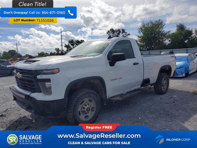 Used 2024 Chevrolet Silverado 2500 W/T w/ WT Convenience Package AWD/4WD image 1