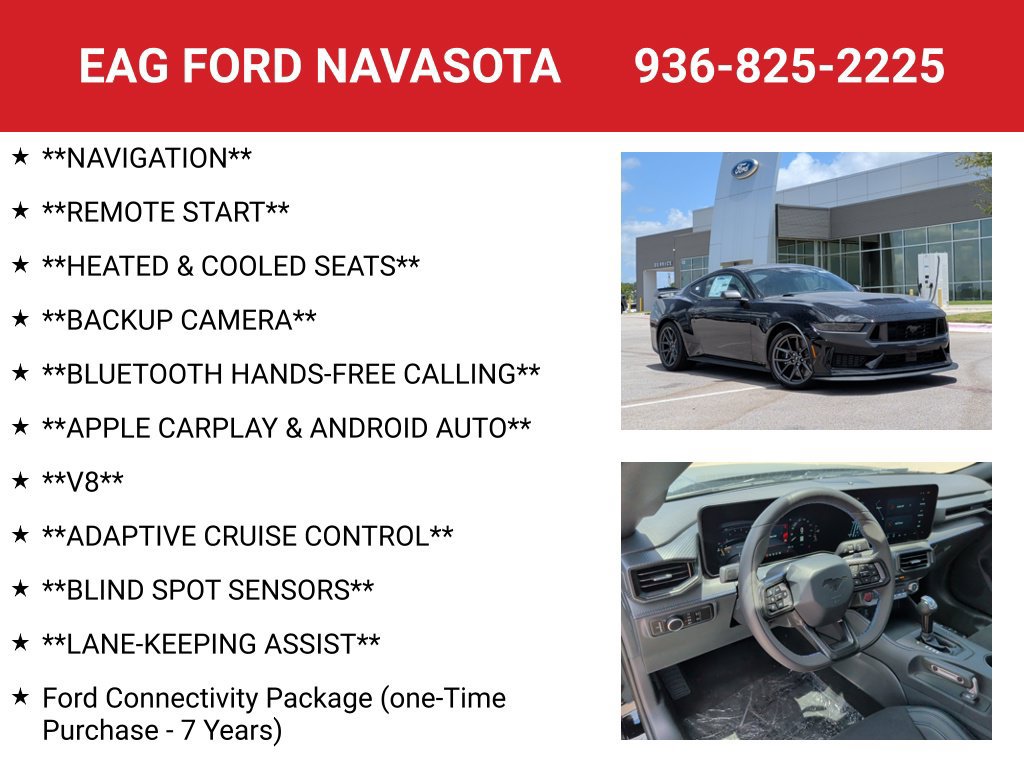 New 2026 Ford Mustang Dark Horse w/ Dark Horse Handlin Package RWD image 4