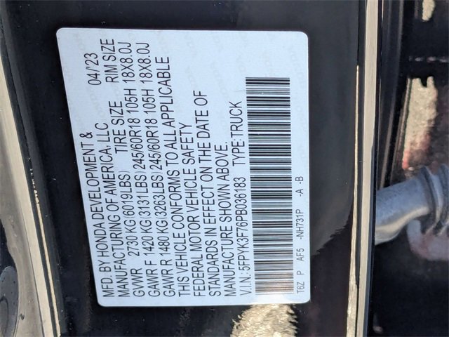 Used 2023 Honda Ridgeline RTL-E image 41