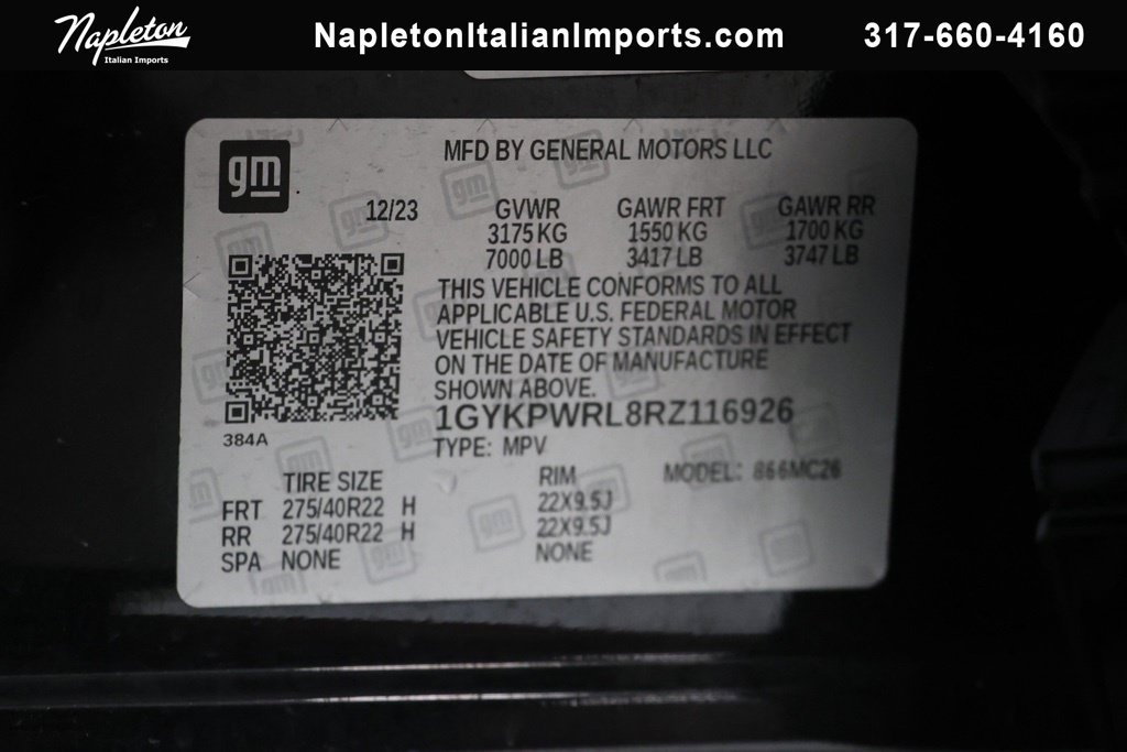 Used 2024 Cadillac Lyriq Sport w/ Nappa Leather Package AWD/4WD image 37