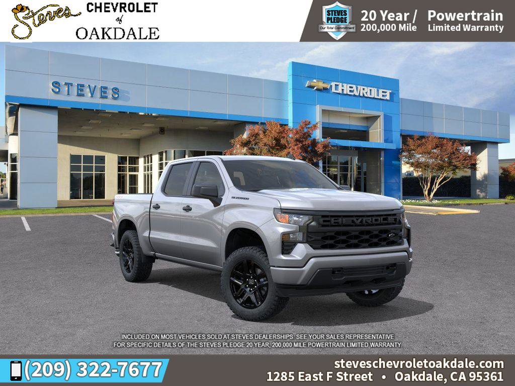 New 2026 Chevrolet Silverado 1500 Custom w/ LPO, Dark Essentials Package image 1