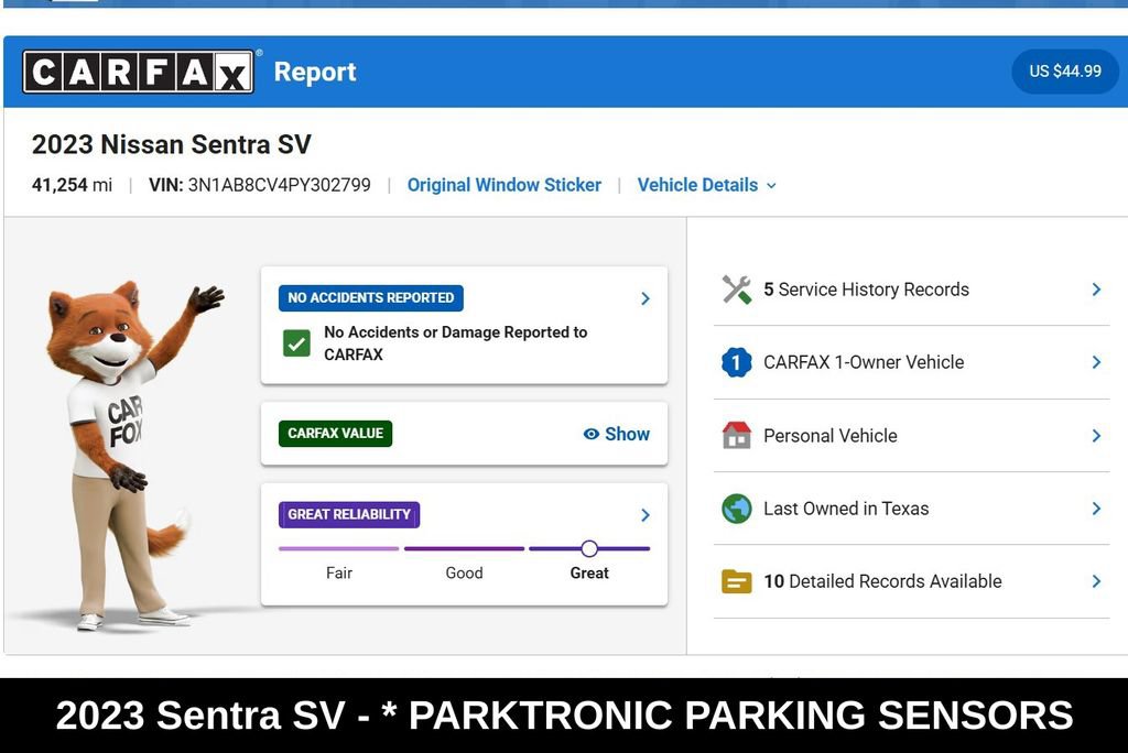 Used 2023 Nissan Sentra SV w/ SV Premium Package FWD image 9