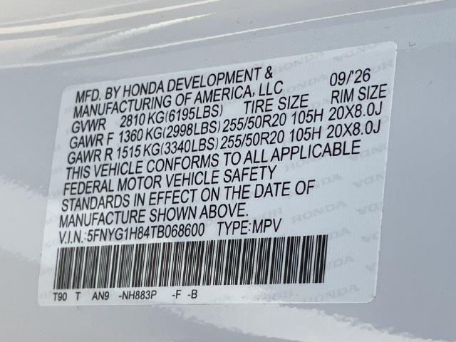 New 2026 Honda Pilot Elite image 27
