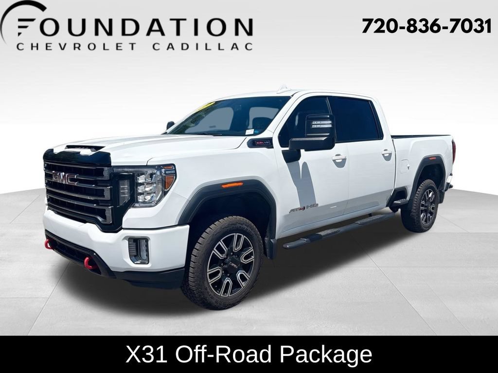 Certified 2022 GMC Sierra 2500 AT4 w/ Snow Plow Prep/Camper Package AWD/4WD image 1