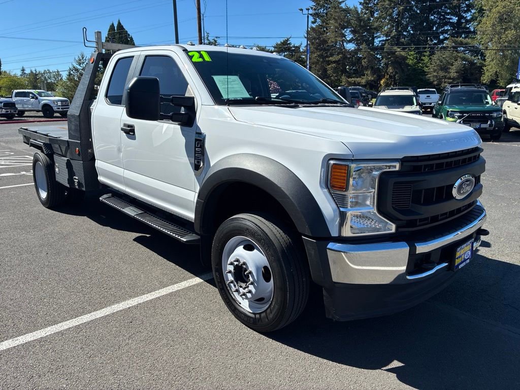 Used 2021 Ford F550 4x4 SuperCab Super Duty w/ Power Equipment Group image 1