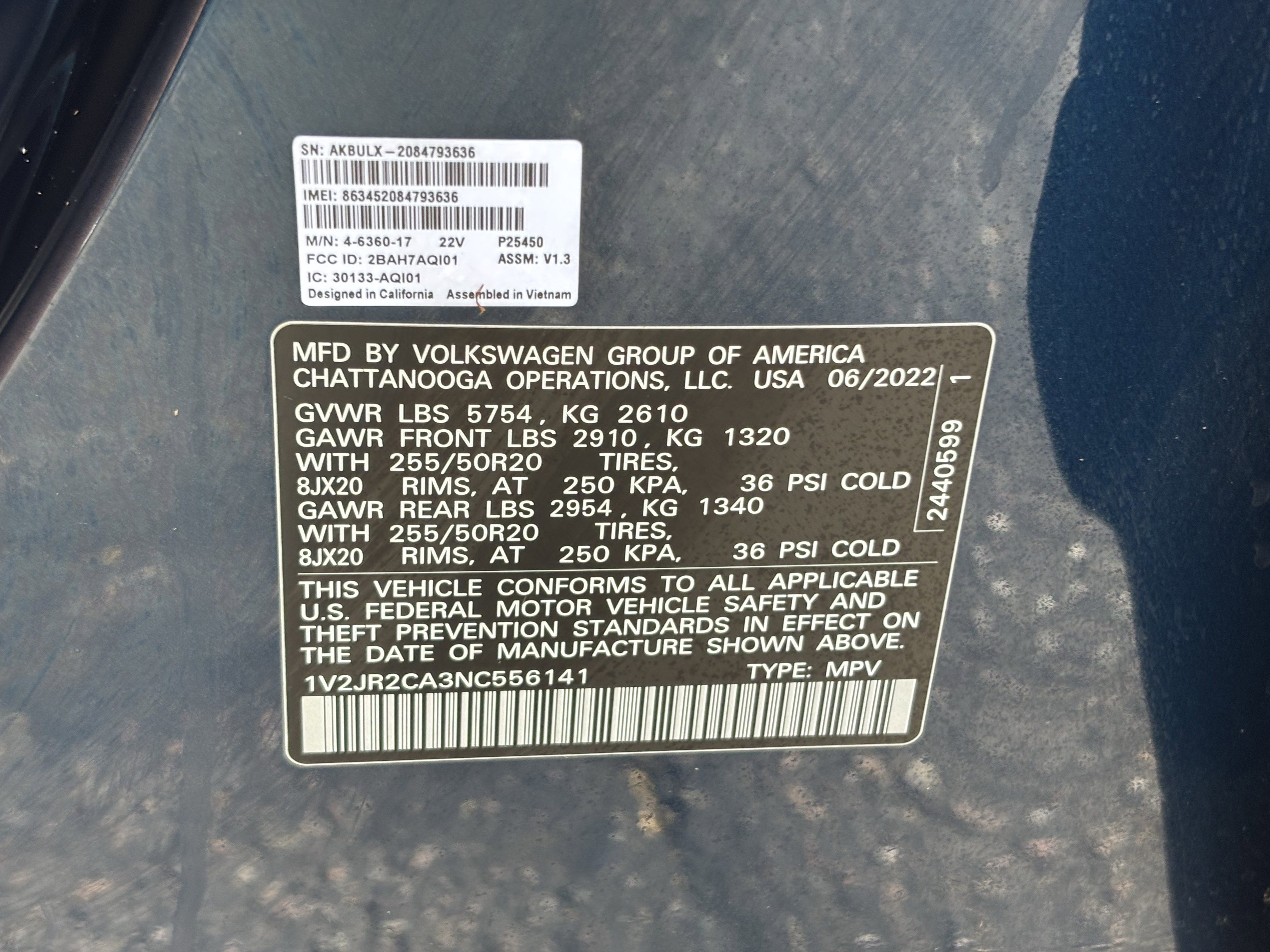 Used 2022 Volkswagen Atlas SE w/ Panoramic Sunroof Package image 30