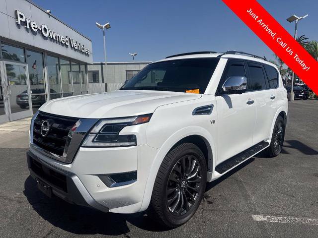 Certified 2022 Nissan Armada Platinum w/ Captain's Chairs Package