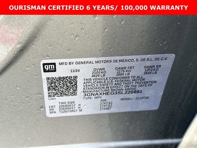 Certified 2025 Chevrolet Equinox LT image 30